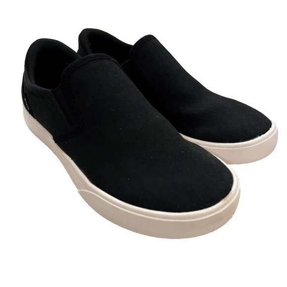 KIZIK VENICE Size 7 Sneakers SHOES BLACK Sneaker Canvas Loafer Slip in Womens - Picture 2 of 11